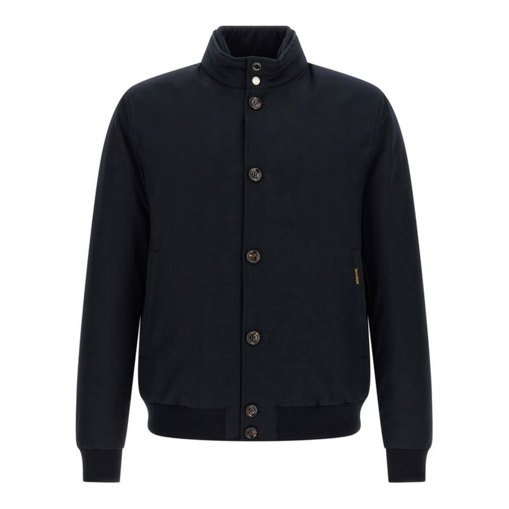Moorer Men's Janos Bomber Jacket - Acqua Line